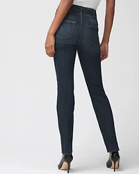 Extra High Rise Everyday Soft Novelty Belt Straight Leg Jeans