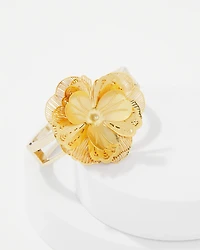 3D Floral Hinge Bracelet