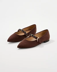 Faux Suede Flats