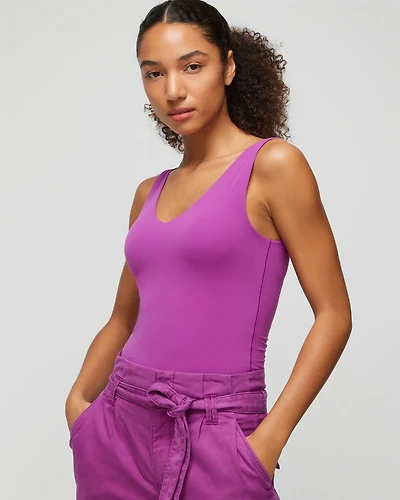 WHBM FORME™ All Ways Stretch Dual Neck Tank