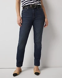 Curvy High-Rise Straight Jeans