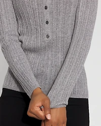 Lurex Henley Sweater