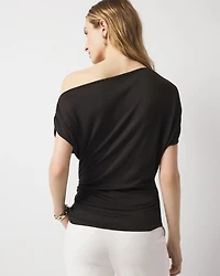 Asymmetric Ruched Top