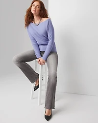 High-Rise Skinny Flare Jeans