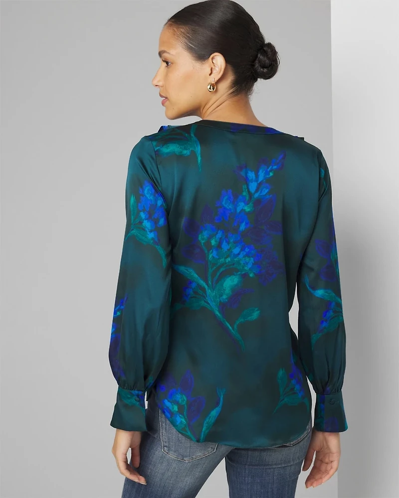 Ruffle Front Blouse