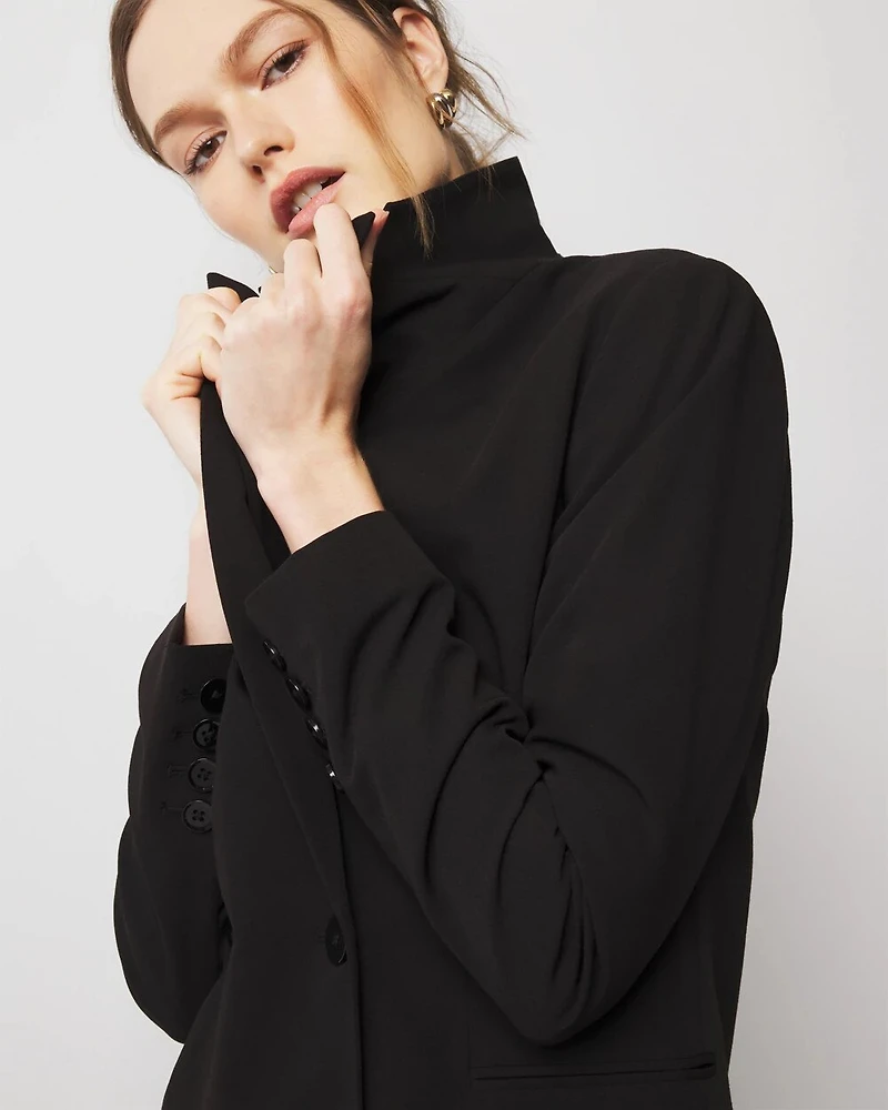 Petite Double-Breasted Blazer