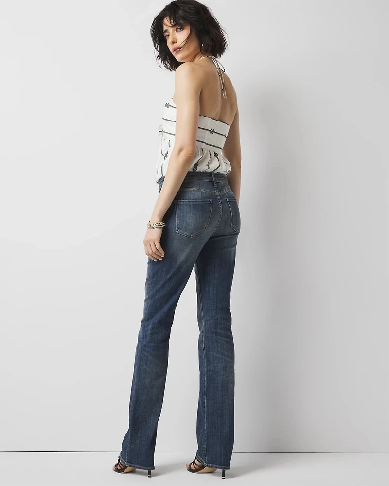 Curvy Mid-Rise Bootcut Jeans