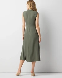Crisscross Utility Midi Dress