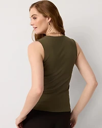 WHBM FORME™ All Ways Stretch Scoop Neck Shell