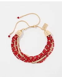 Seed Bead Multistrand Bracelet