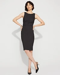 Pinstripe Sheath Dress