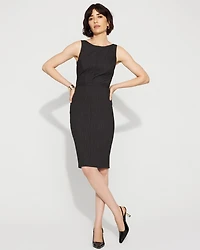Pinstripe Sheath Dress