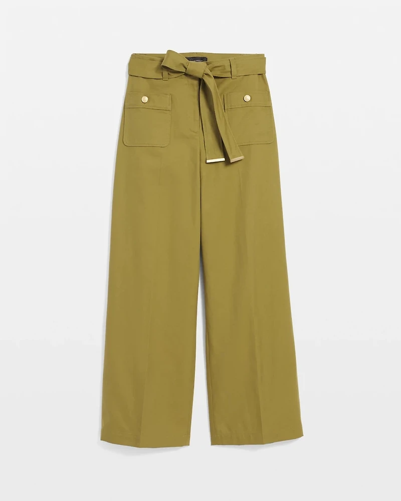 Everyday Wide-Leg Cropped Pant