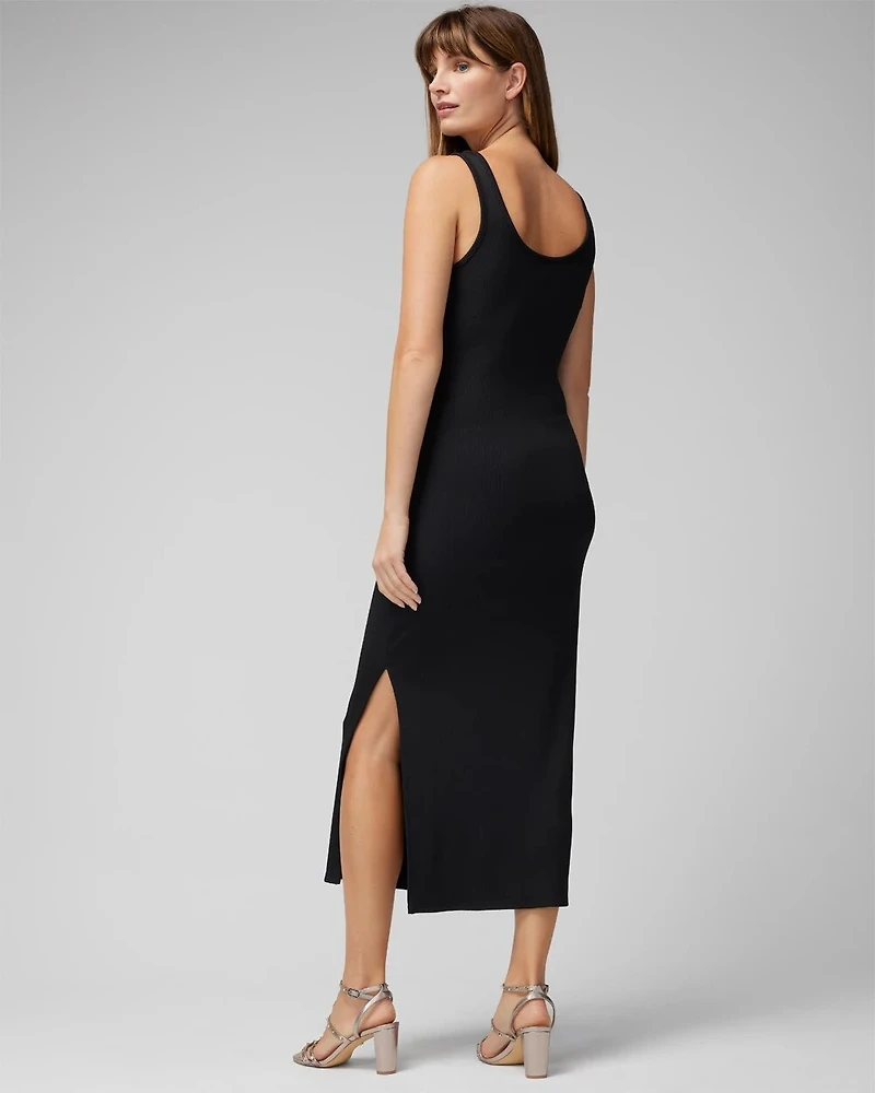 WHBM® FORME Rib Scoopneck Dress