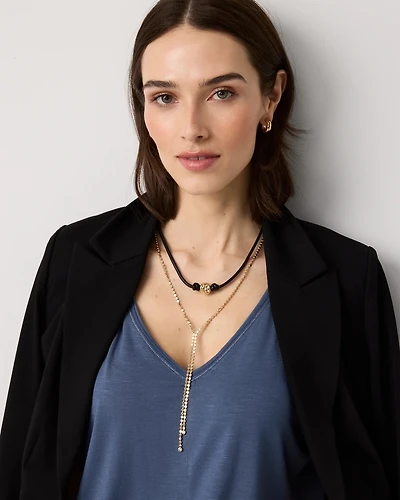 Sculptural Knot Convertible Necklace