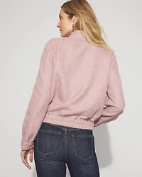 Tweed Bomber Jacket