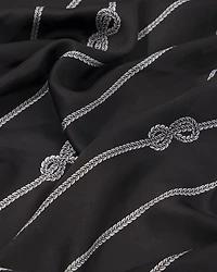 Rope Print Square Scarf