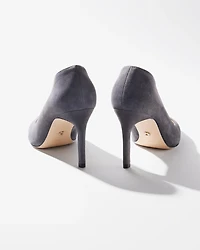 Grey Suede Comfort Pump