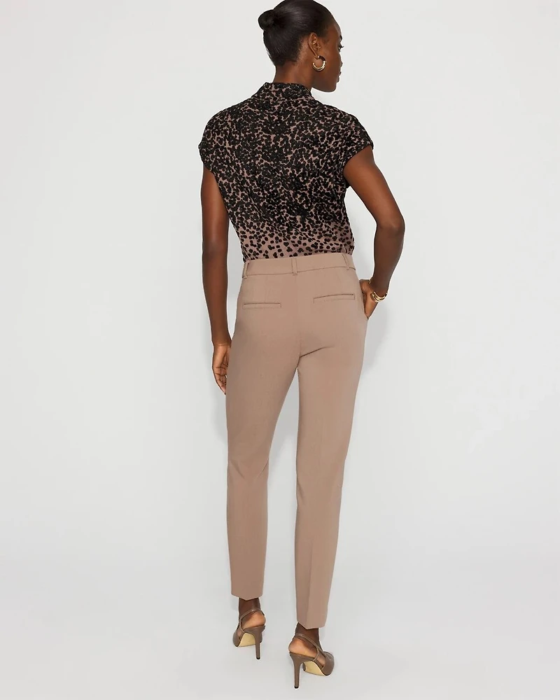High-Rise Elle Slim Ankle Pant