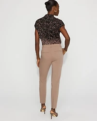 High-Rise Elle Slim Ankle Pant