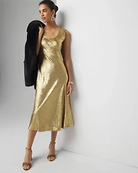 Petite Satin Slip Dress