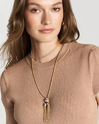 Chain Necklace with Tassels
