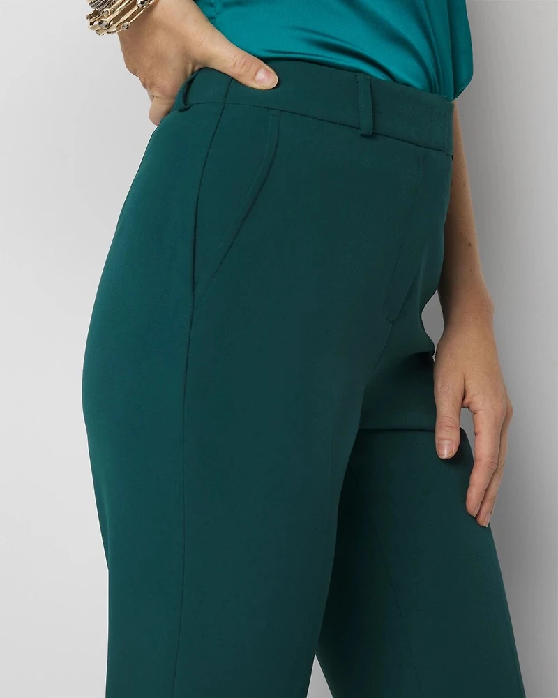 Petite Slim Flare Woven Pants