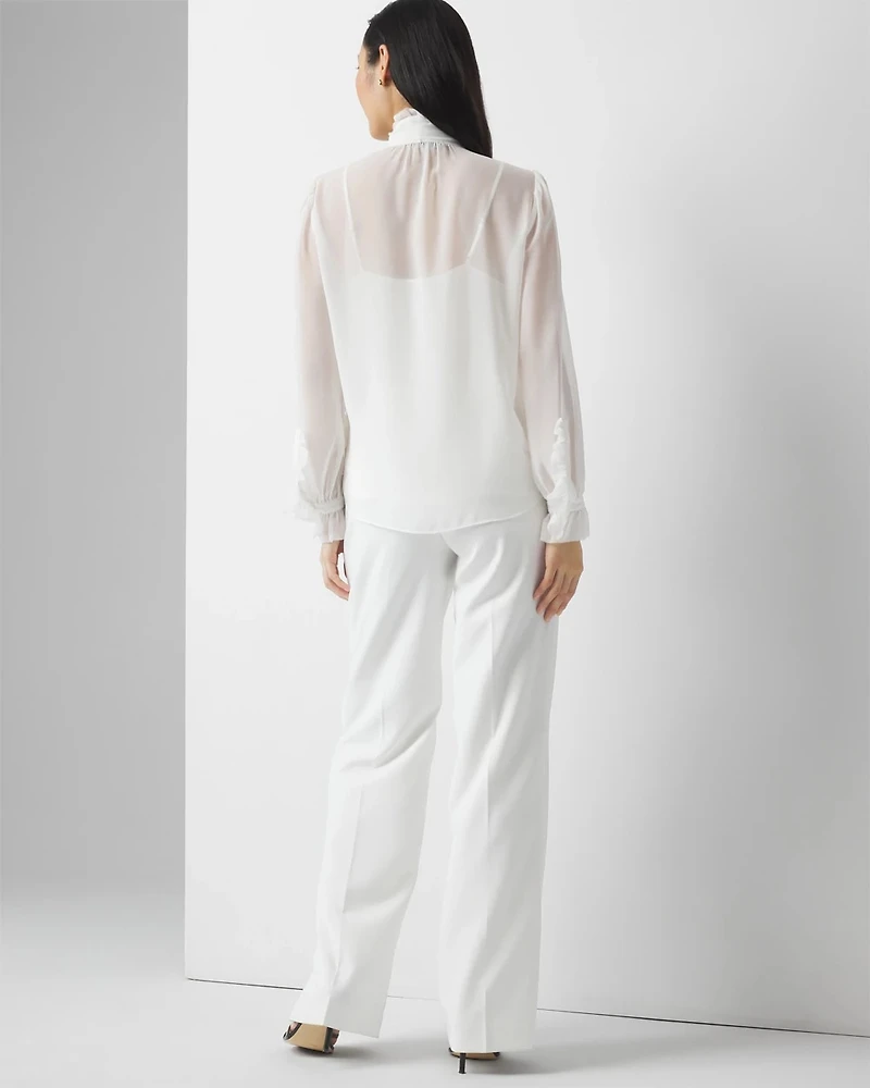 Chiffon Ruffle Blouse