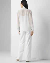 Chiffon Ruffle Blouse