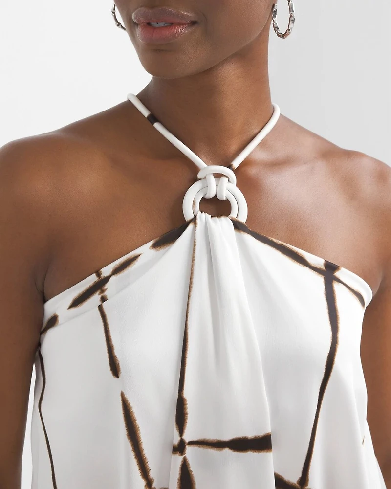 Ring Detail Halter Top