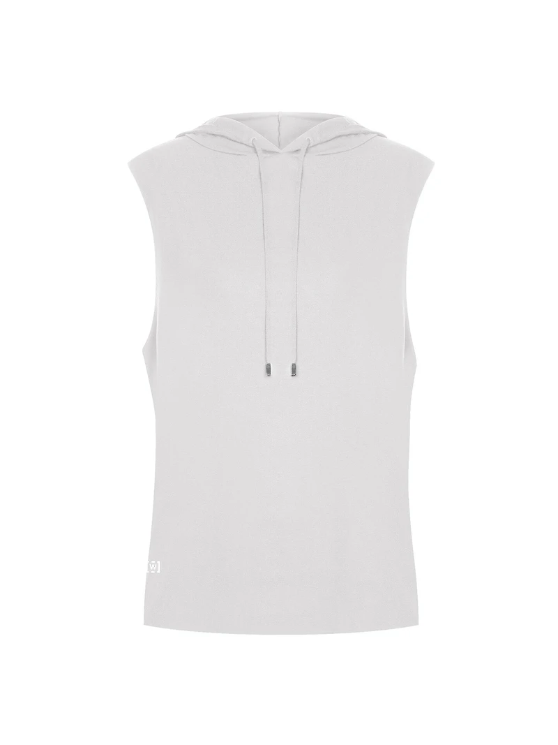 Pure Hooded Top Sleeveless