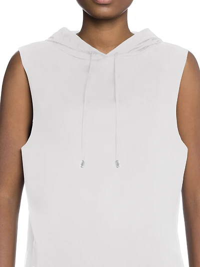 Pure Hooded Top Sleeveless