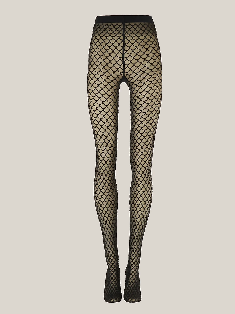 Velvet Net Tights
