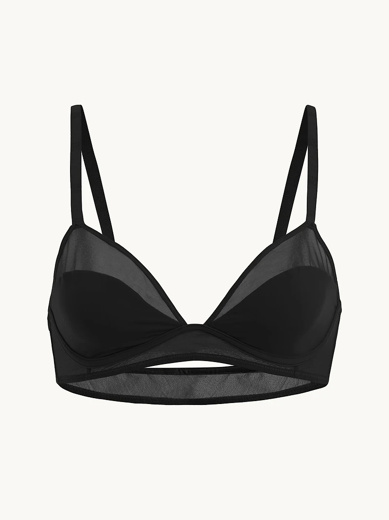 Sheer Opaque Skin Bra