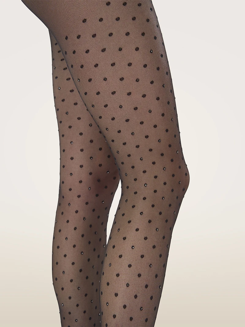 Crystal Dots Tights