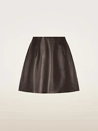 Faux Leather Skirt