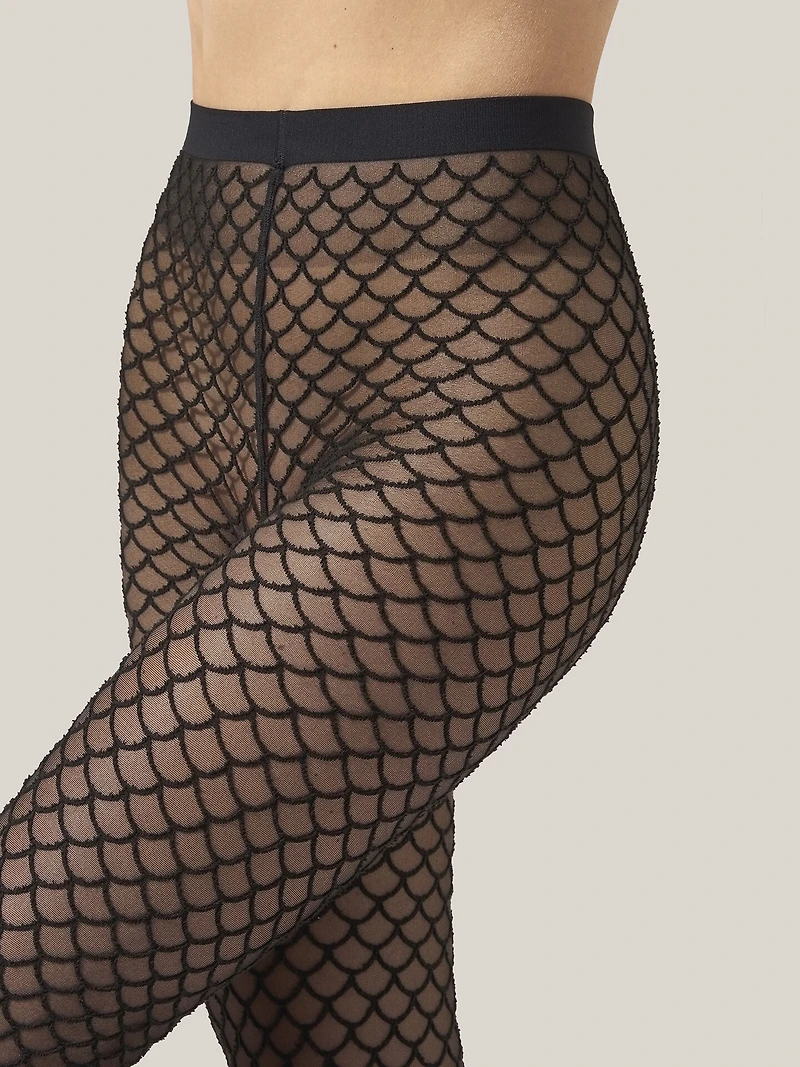 Velvet Net Tights
