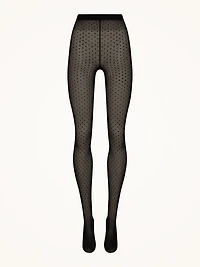Satin Touch Dots Tights