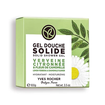 Moisturizing Solid Shower Gel Lemon Verbena & Chamomile Flower