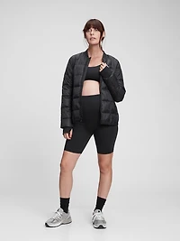 Maternity Recycled Power Full Panel Bike Shorts