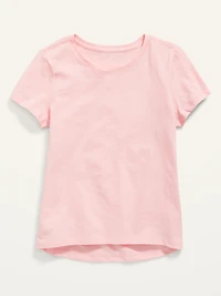 Short-Sleeve Softest Solid T-Shirt for Girls