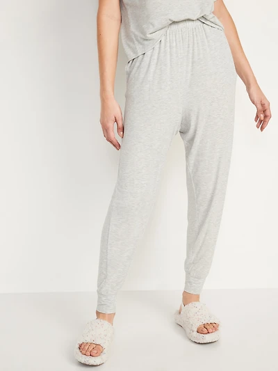 High-Waisted Sunday Sleep Ultra-Soft Jogger Pajama Pants