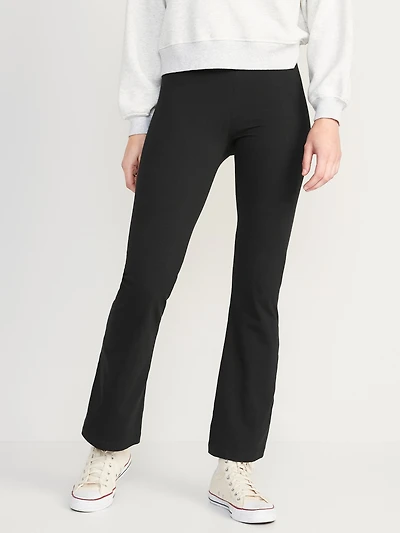 High-Waisted Fashion Flare Leggings
