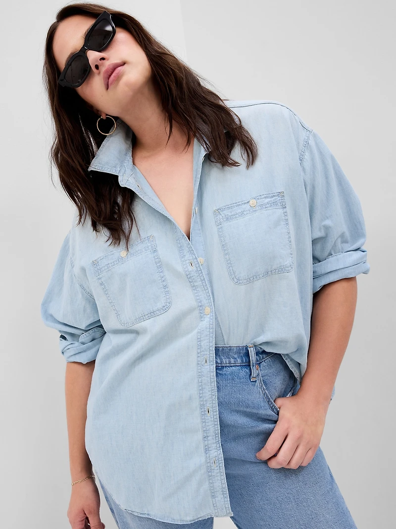 Denim Big Shirt