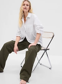 Organic Cotton Poplin Big Shirt