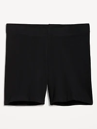 High Waisted Jersey Bike Shorts for Women -- 6-Inch Inseam