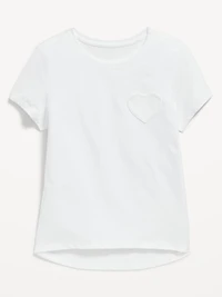 Softest Heart-Pocket T-Shirt for Girls