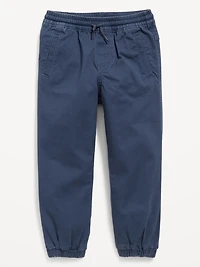 Functional-Drawstring Jogger Pants for Toddler Boys