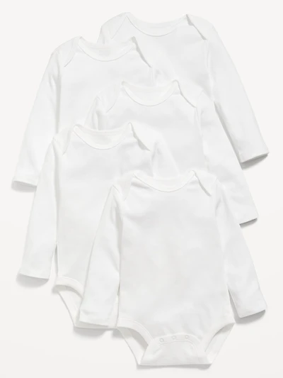 Unisex Bodysuit 5-Pack for Baby