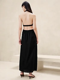 Lisa Linen Midi Dress